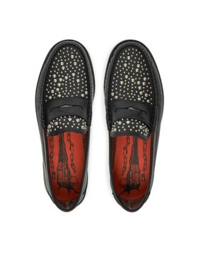 Naked Wolfe Mokasyny Riviera Czarny