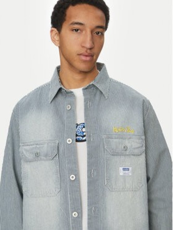 HUGO Koszula jeansowa Ebolt 50539045 Niebieski Oversize