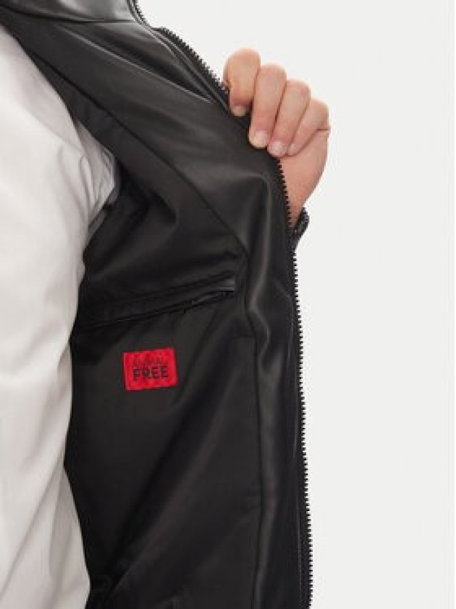 HUGO Kurtka z imitacji skóry Bono2511 50530772 Czarny Regular Fit