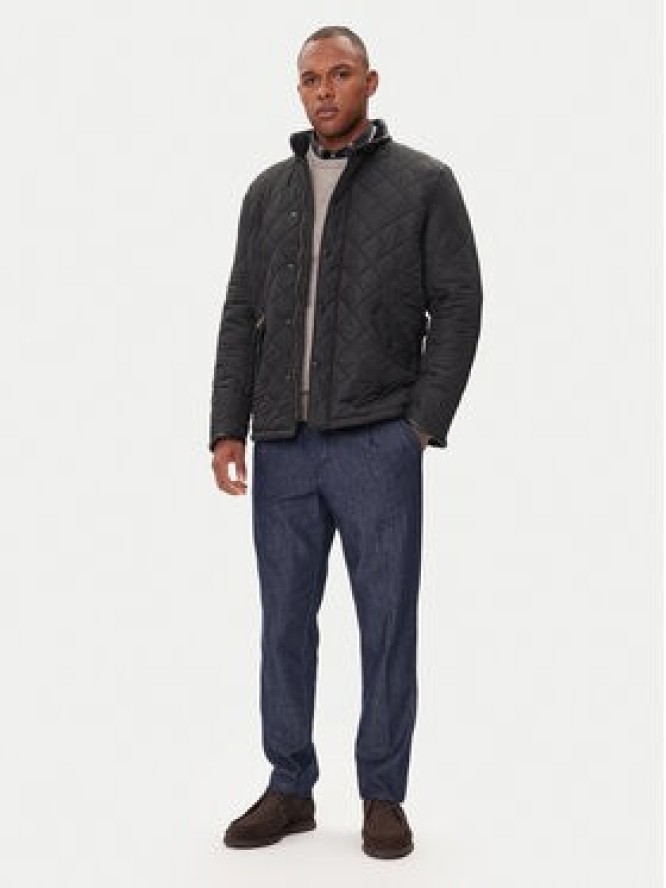 Barbour Kurtka przejściowa Powell MQU0281BK11 Czarny Slim Fit