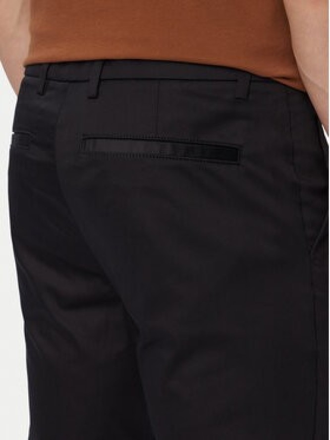 BOSS Spodnie materiałowe P-Kaiton1 50553841 Czarny Slim Fit