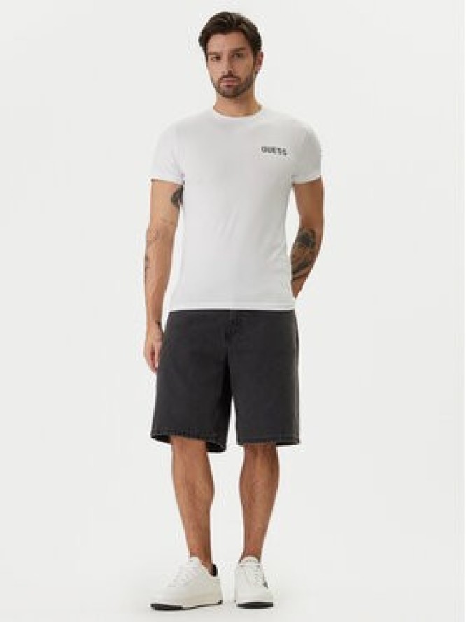 Guess T-Shirt U6GM03 K6YW1 Biały Slim Fit