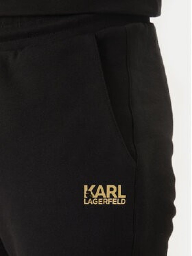 KARL LAGERFELD Szorty sportowe 705783 562917 Czarny Regular Fit