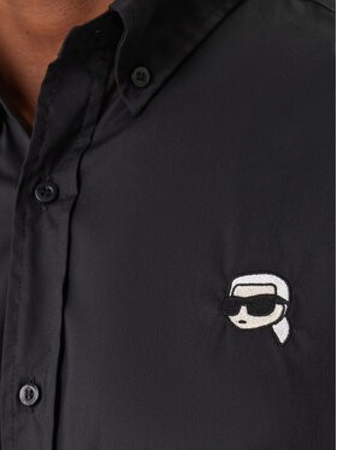 KARL LAGERFELD Koszula 605912 561600 Czarny Regular Fit