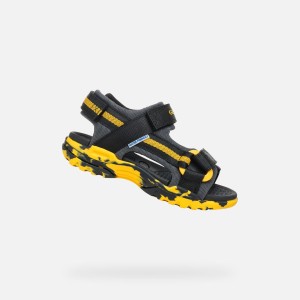 Sandały GEOX J BOREALIS B Czarny