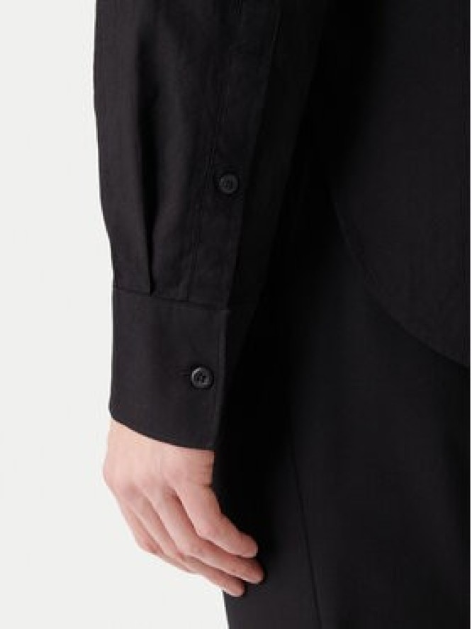 Calvin Klein Koszula Easy LV04LE111G Czarny Relaxed Fit