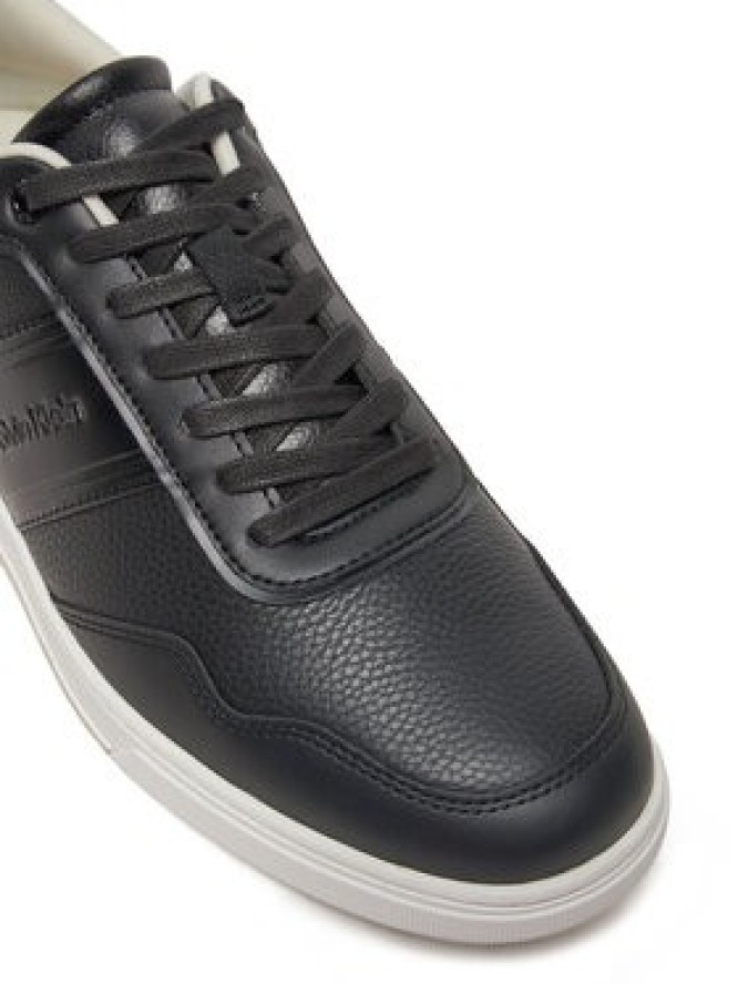 Calvin Klein Sneakersy Low Top Lace Up Logo HM0HM01653 Czarny
