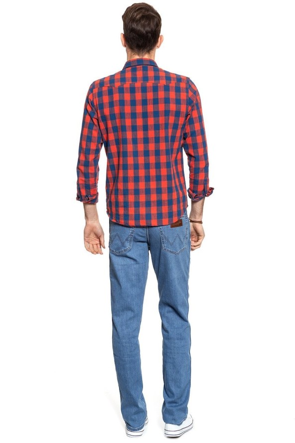 WRANGLER SPODNIE MĘSKIE TEXAS BLAZING BLUE W121Q472X 112126181
