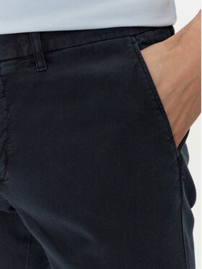 Tommy Hilfiger Chinosy Bleecker MW0MW33910 Granatowy Slim Fit