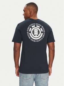 Element T-Shirt ELYZT00490 Granatowy Regular Fit