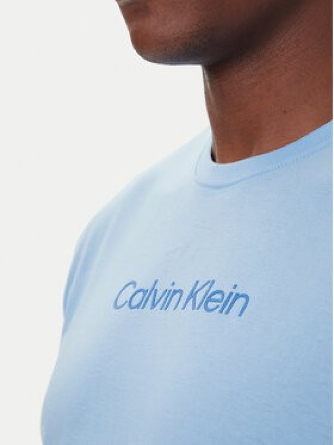 Calvin Klein T-Shirt Logo 30s LV04LD230G Błękitny Relaxed Fit