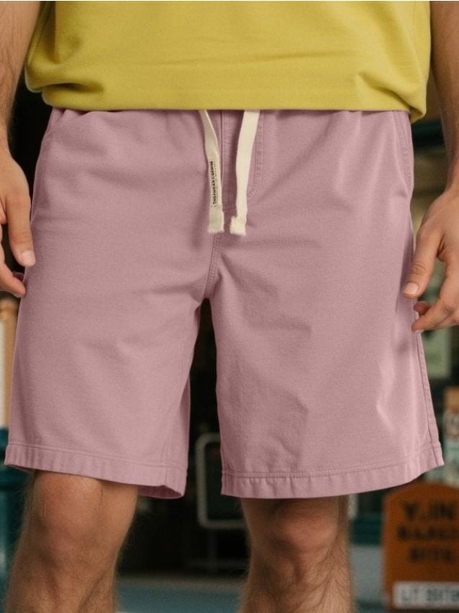 Szorty jeansowe - różowy