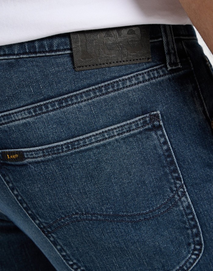 LEE DAREN ZIP FLY MĘSKIE SPODNIE JEANSOWE JEANSY DŻINSY HOLLAND BLUE 112355807 L707008586