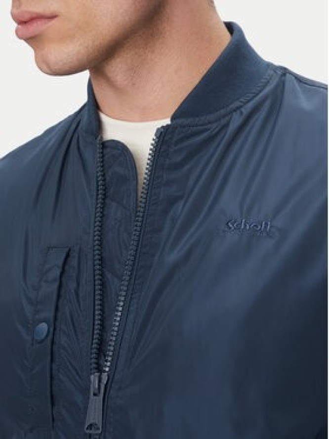 Schott NYC Kurtka bomber Airstar Granatowy Regular Fit