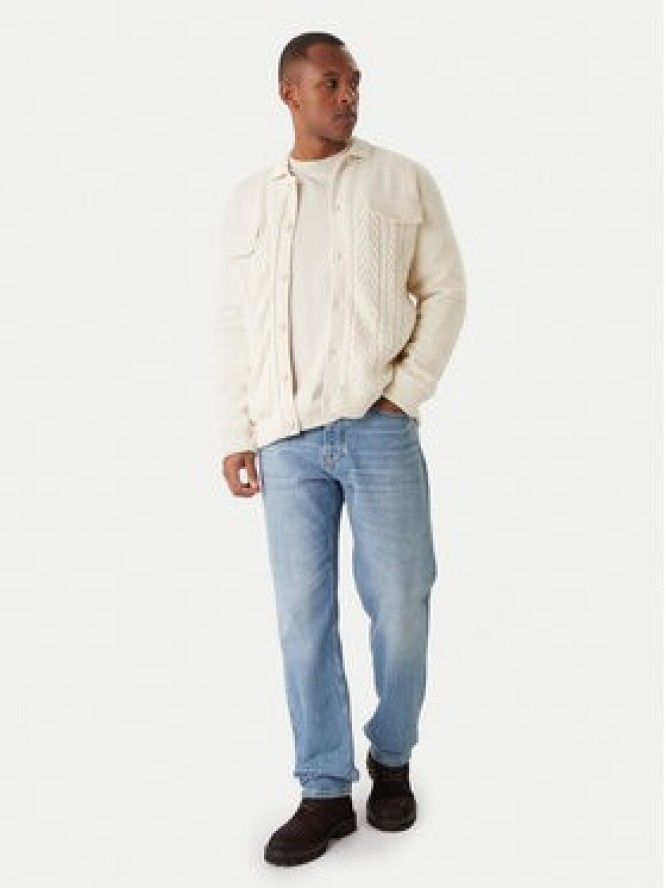 JOOP! Jeans Kardigan Walto 30047659 Écru Modern Fit