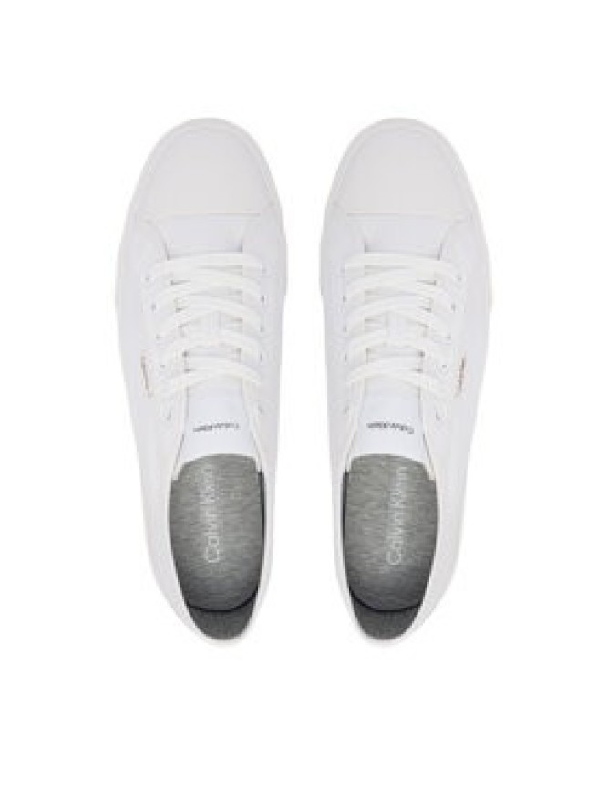 Calvin Klein Trampki Vulc Laceup Cv HM0HM02121 Biały