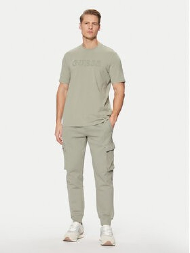 Guess T-Shirt Z2YI11 J1314 Zielony Regular Fit