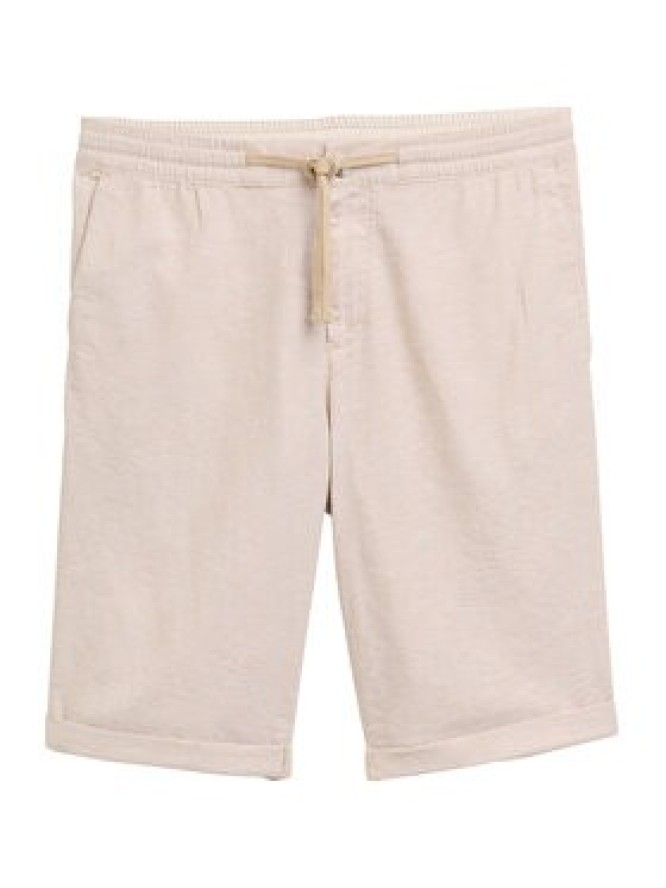Tom Tailor Szorty materiałowe 1044715 Beżowy Regular Fit