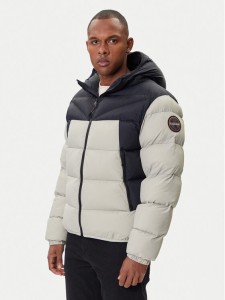 Napapijri Kurtka zimowa A-Molveno NP0A88V2 Szary Regular Fit