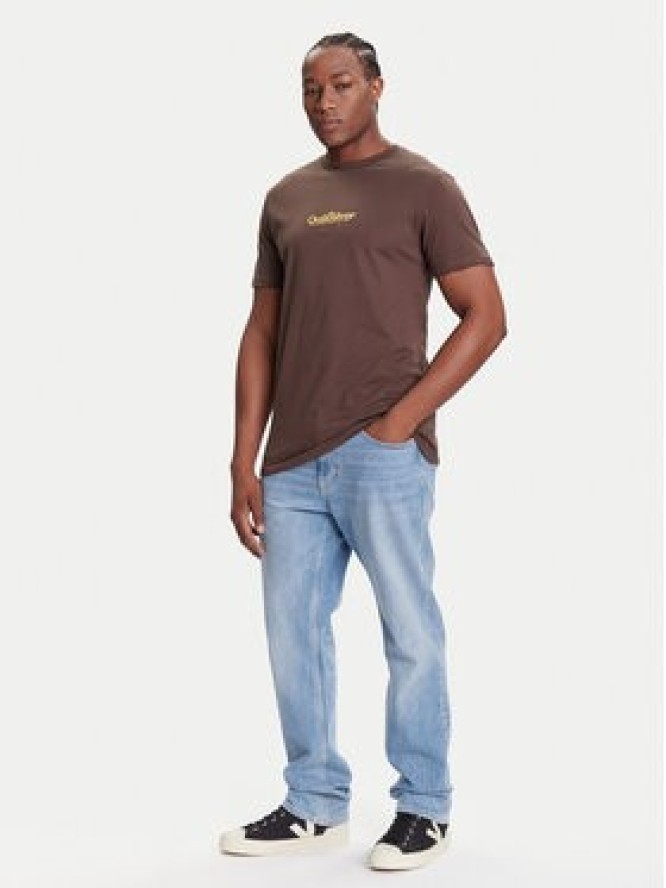 Quiksilver T-Shirt EQYZT08174 Brązowy Regular Fit