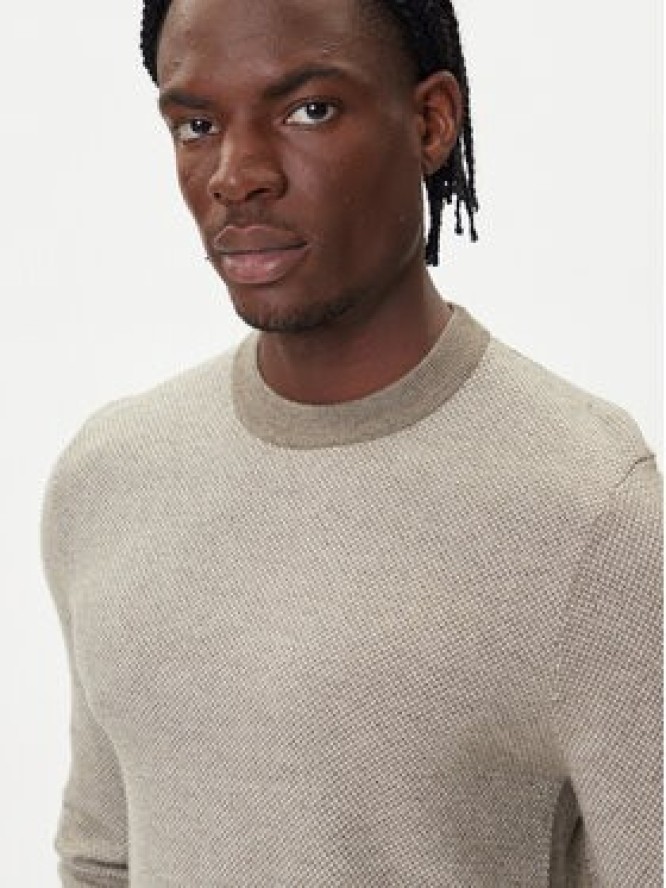 BOSS Sweter H-Hestro 50549986 Brązowy Regular Fit