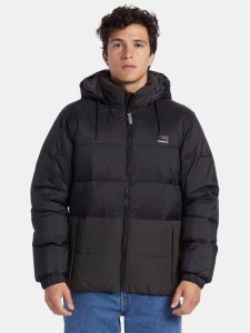 Quiksilver Kurtka puchowa Wolfs Shoulder Jckt EQYJK03990 Czarny Regular Fit