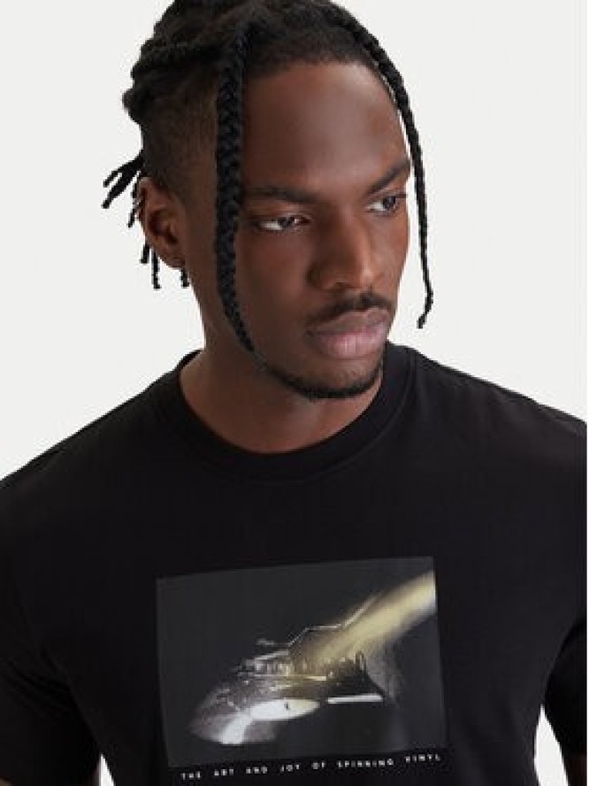 BOSS T-Shirt Dj 50561846 Czarny Regular Fit