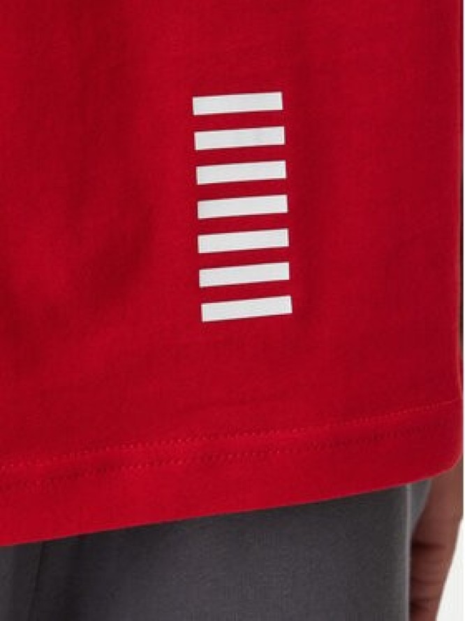 EA7 Emporio Armani T-Shirt 8NPT25 PJVPZ U5072 Czerwony Regular Fit