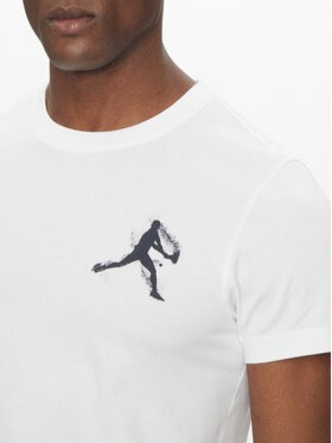 Lacoste T-Shirt TH1044 Biały Regular Fit