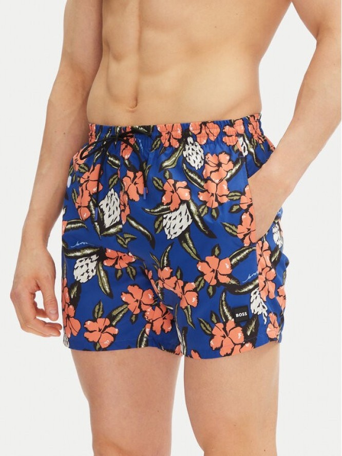BOSS Szorty kąpielowe Piranha 50508844 Niebieski Regular Fit