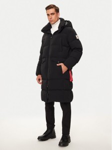 After Label Kurtka puchowa Alaska A00014 Czarny Regular Fit