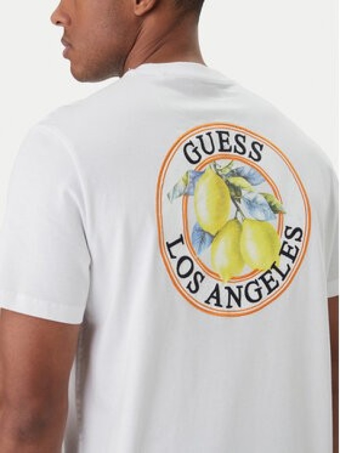 Guess T-Shirt M6GI19 K3051 Biały Reglan Fit