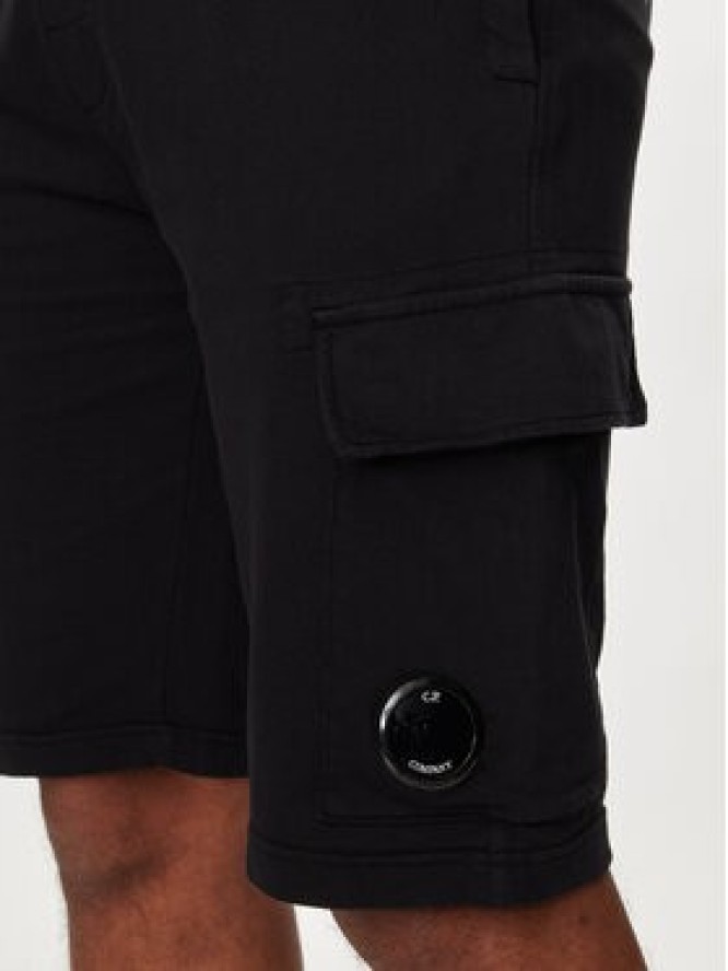 C.P. Company Szorty sportowe 18CMSB101A110044G Czarny Regular Fit