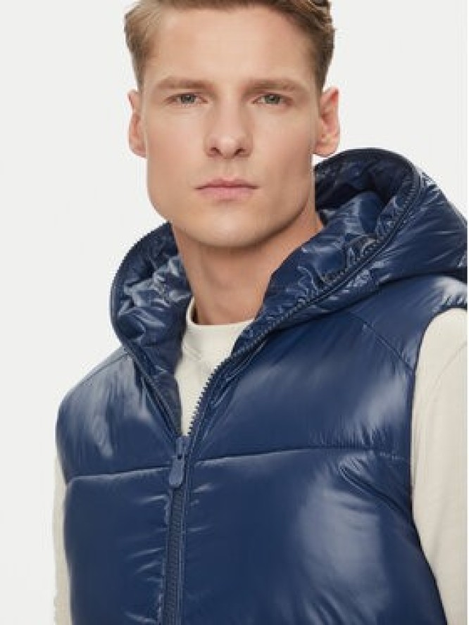Save The Duck Kamizelka D80296M LUCK19 Granatowy Regular Fit