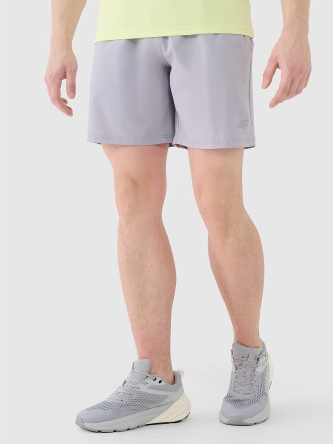 4F Spodenki treningowe szybkoschnące męskie - szare 3XL