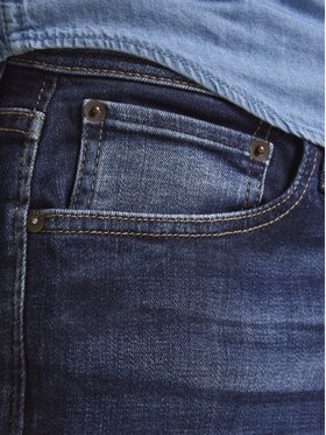 Jack & Jones Jeansy Clark 12177444 Granatowy Regular Fit