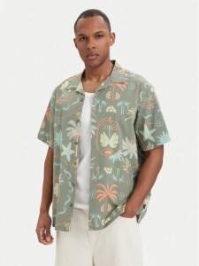Billabong Koszula Vacay EBYWT03019 Zielony ciemny Relaxed Fit