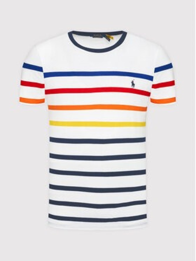Polo Ralph Lauren T-Shirt M Classics 2 710842793002 Biały Custom Slim Fit
