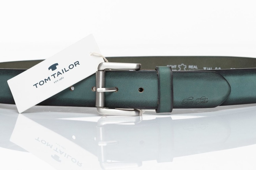 TOM TAILOR PASEK SKÓRZANY SOPO-TT376 467 40mm Ledergürtel RO2689