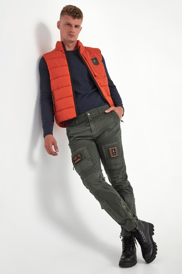 Kamizelka męska pikowana AERONAUTICA MILITARE