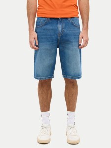 Mustang Szorty jeansowe Jackson 1016457 Niebieski Straight Fit