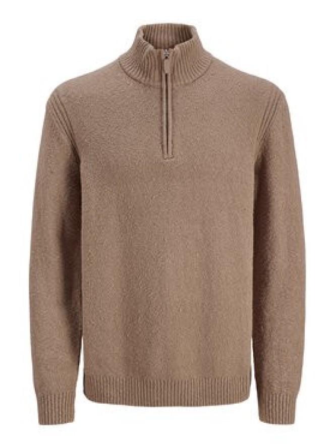 Jack & Jones Sweter Point 12287316 Beżowy Relaxed Fit