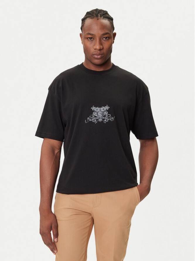 HUGO T-Shirt Duarms 50542817 Czarny Oversize