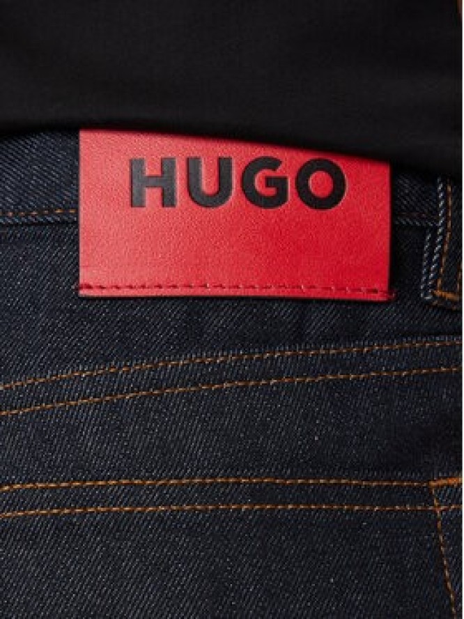 HUGO Jeansy 50547239 Granatowy Slim Fit
