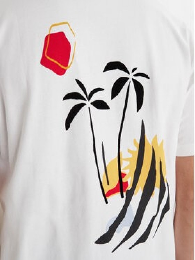 RVCA T-Shirt Cutship EVYZT00287 Biały Relaxed Fit