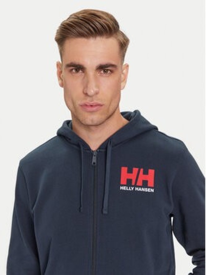 Helly Hansen Bluza HH Logo 54581 Granatowy Regular Fit