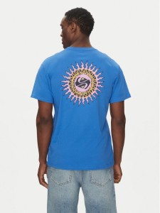 Quiksilver T-Shirt EQYZT08046 Niebieski Regular Fit
