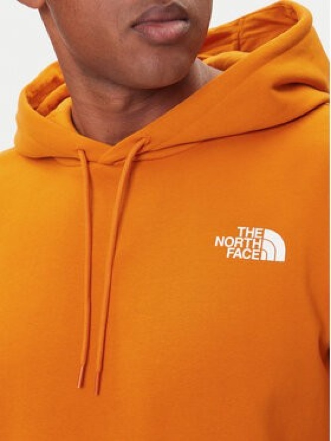 The North Face Bluza Simple Dome NF0A89FC Pomarańczowy Regular Fit