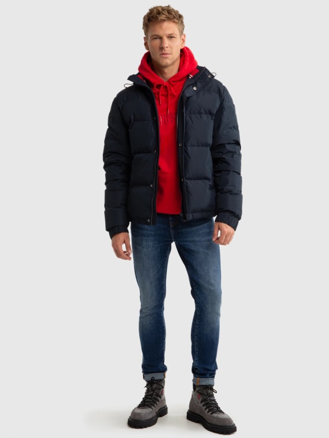 Jeansy męskie granatowe Deric High Waist 526