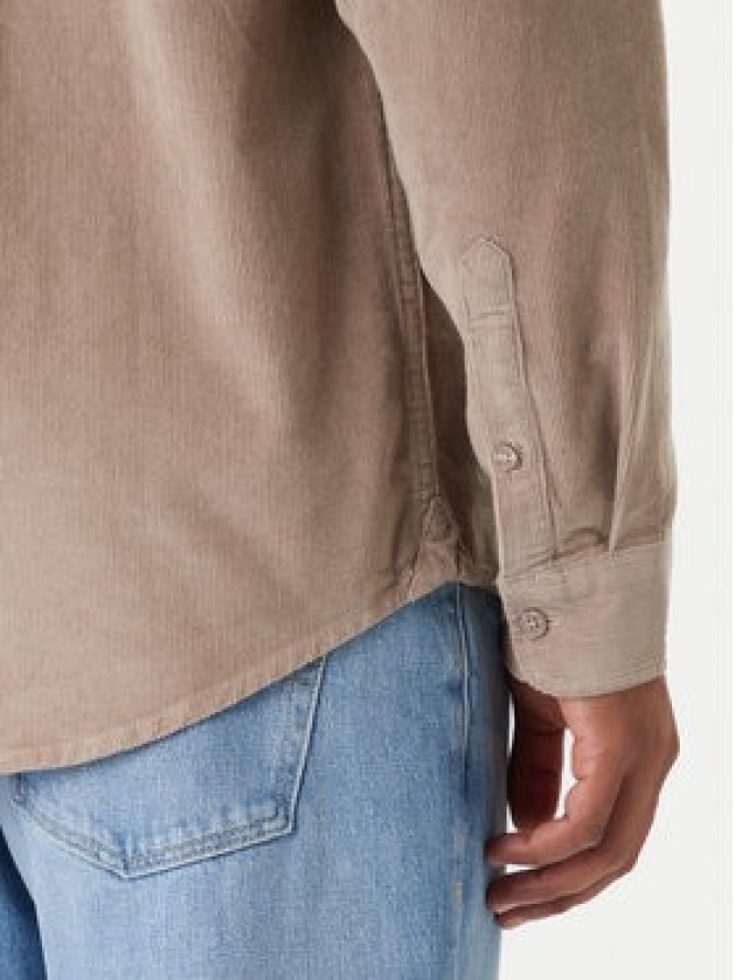 Tommy Jeans Koszula Baby Cord DM0DM22021 Beżowy Regular Fit